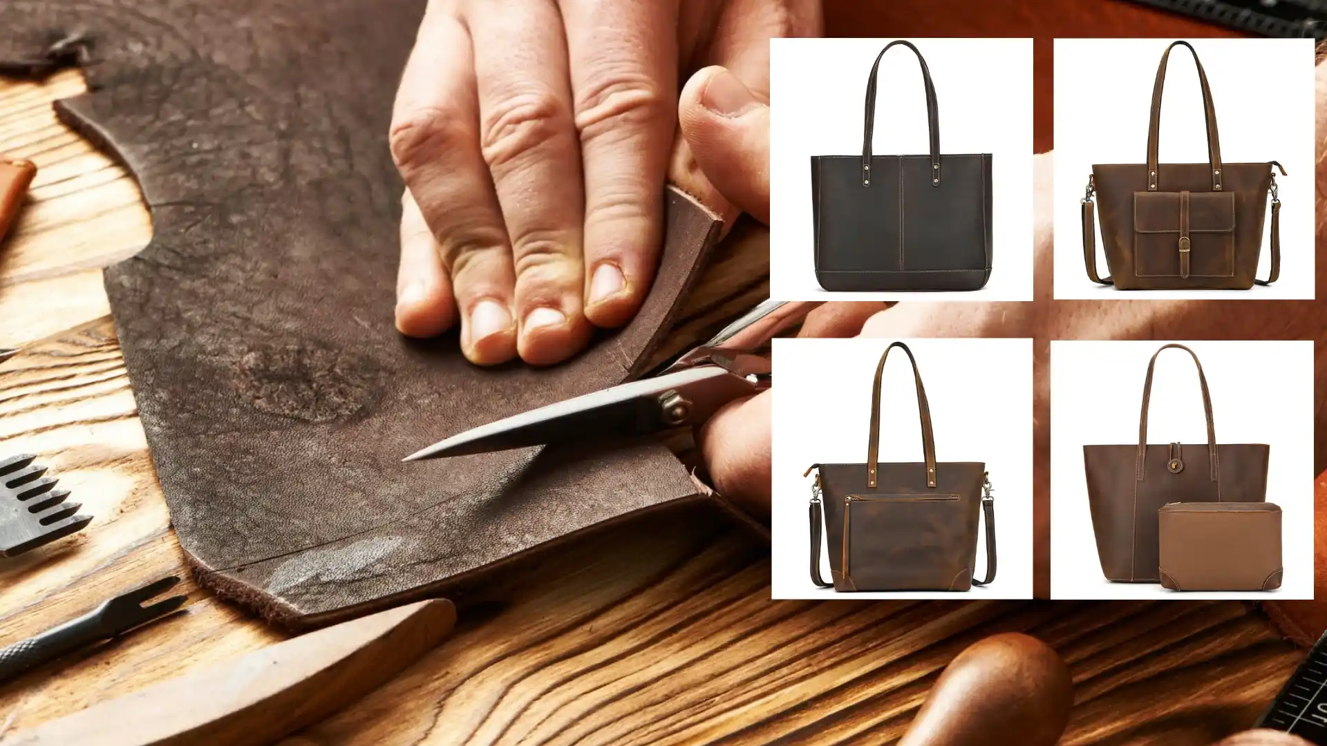 Vegetable-Tanned Leather Bag