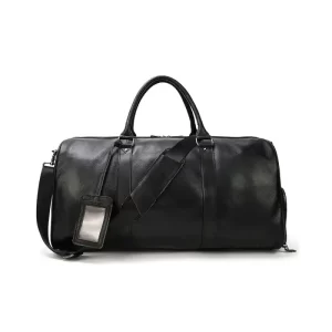 italian leather duffle bag