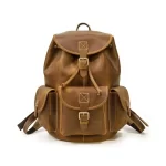 mens leather backpack brown4