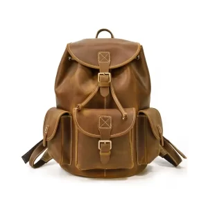 mens leather backpack brown4
