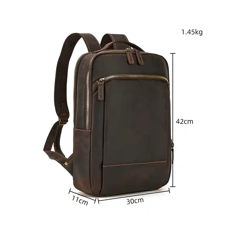 mens vintage leather backpack1